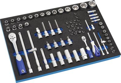 Werkzeugmodul 71-tlg.3/3-Modul Steckschlü. PROMAT