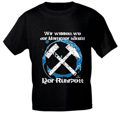 T-Shirt unisex mit Aufdruck - Ruhrpott - 10910 - Gr. XXL