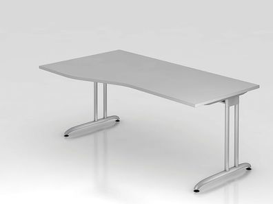 Büro Schreibtisch 180x100 cm Freiform Modell BS18