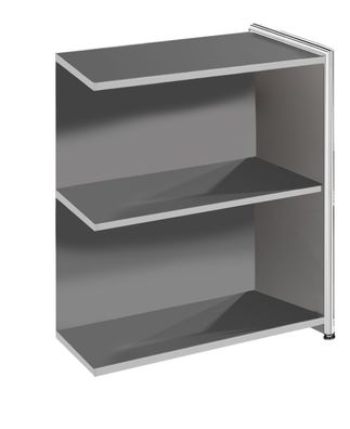 Kerkmann Büroschrank Anbauregal 7384 Artline 2 OH 78x38x78 cm Chrom