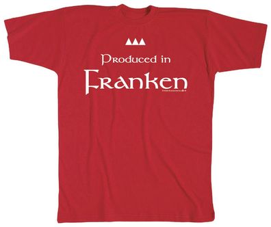 T-Shirt unisex mit Aufdruck - Produced in Franken - 09893 - Gr. XL