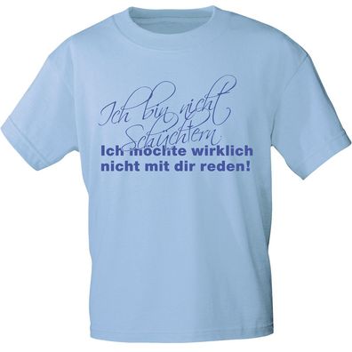 T-SHIRT unisex mit Motivdruck - Ich bin nicht schüchtern... - 10716 - Gr. XXL