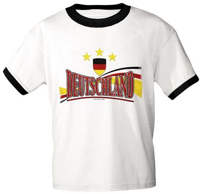 T-SHIRT unisex mit Print - Deutschland - 10942 weiß - Gr. S-XXL