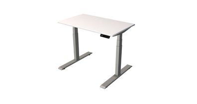 Kerkmann Schreibtisch Sitz- / /tehtisch Smart office 100x60x63-12 cm Gestell Silber