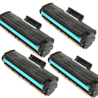 Kompatibel Samsung MLT-D111S Toner Multipack 4 schwarze Tonerpatronen für je 1.000