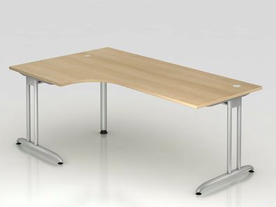 Büro Schreibtisch 200x120 cm Winkelform Modell BS82