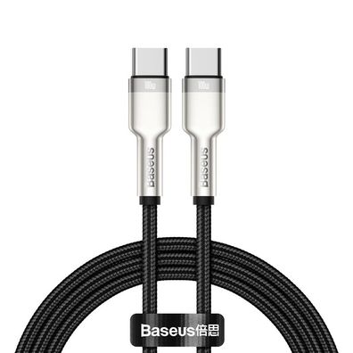 Baseus Cafule Metal Datenkabel USB Typ C - USB Typ C 100 W (20 V / 5 A) Stromverso