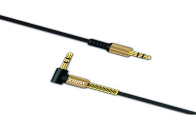 1m Aux Kabel 3.5 mm Klinke Eingang Einfach Audio für Lautsprecher Android Handy