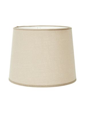 PR Home Sofia Lampenschirm beige rund mit E27 Haltering unten 25x25x18cm