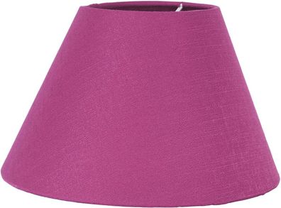 PR Home Empire Carnaby Lampenschirm pink rund mit E27 Haltering unten 50x50x27cm