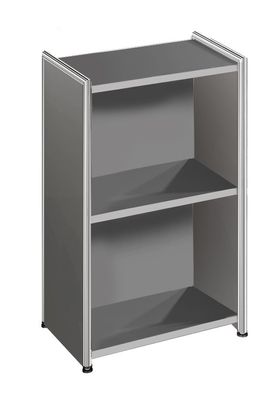 Kerkmann 7344 Büroschrank Regal Artline 2 OH 41x38x78 cm Chrom