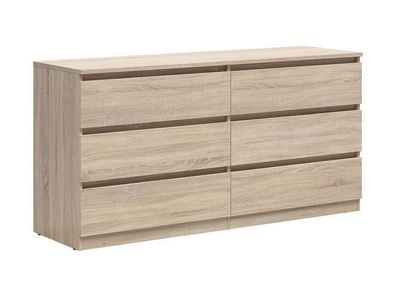 Kommode Tetrix Sideboard Schubladenschrank 45 x 150 x 75,5 , Eiche