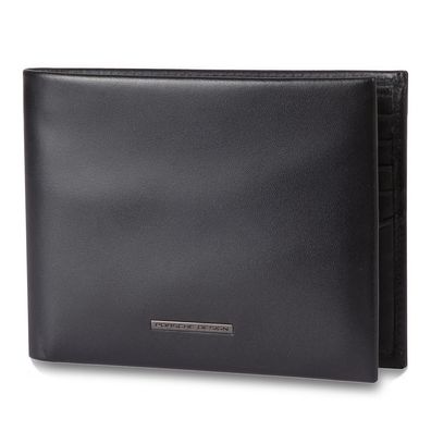 Porsche Design Classic Billfold 10 wide OBE09900, Black, Herren