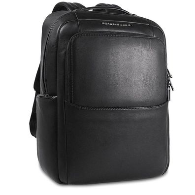 Porsche Design Roadster Leather Backpack L OLE01602, Black, Herren