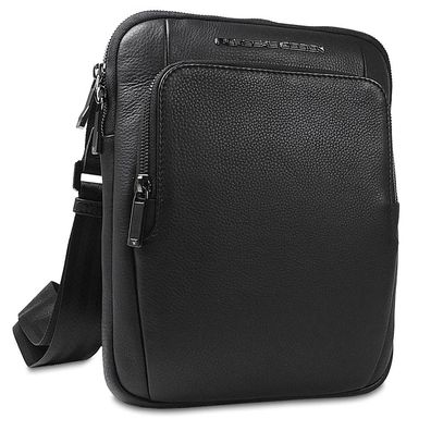 Porsche Design Roadster Leather Shoulderbag S OLE01511, Black, Herren