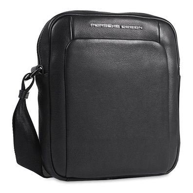 Porsche Design Roadster Leather Shoulderbag XS OLE01510, Black, Herren