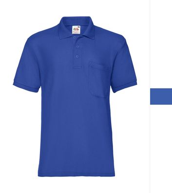 Fruit of the Loom Herren dünnes Poloshirt bis 60° Pocket Polo 63-308-0 NEU