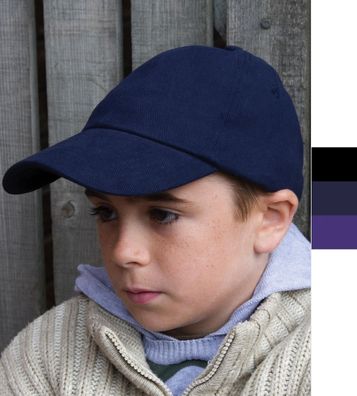 Result Caps Kids Brushed Cotton Cap RC024J