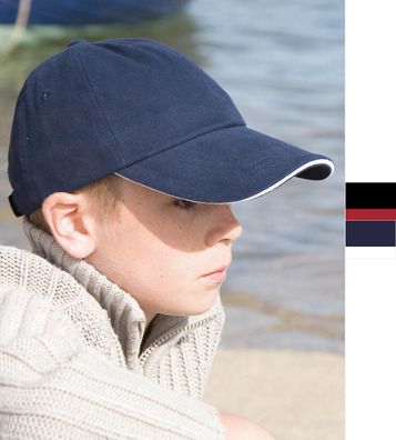 Result Caps Kinder Baseball- Trucker Cap Baumwolle Kids Brushed RC024PJ NEU