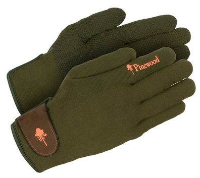 Pinewood 1176 Hunters Liner Stretch Handschuhe Mossgreen/D. Brown (184)