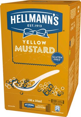 Hellmann's Yellow Mustard Portionsbeutel 198 x 10 ml