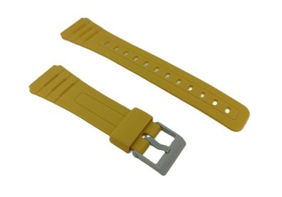 Casio Collection 10361916 Uhrenarmband gelb Resin F-91WC-9A