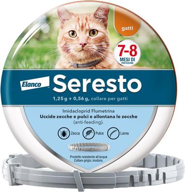 Halsband für Katzen gegen Zecken und Flöhe