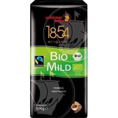 Bio Schirmer Mild gemahlen aromatisch 500g