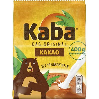 Kaba das Original Kakao mit Traubenzucker Nachfüllbeutel 400g