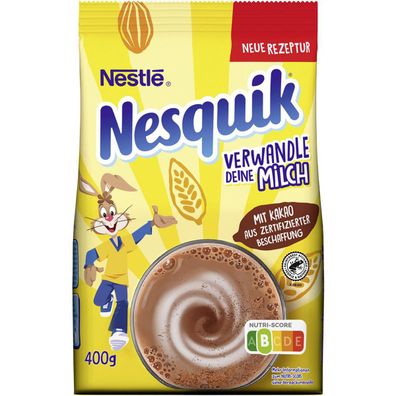 Nestle Nesquik Kakao lösliches Kakaopulver Nachfüllbeutel 400g