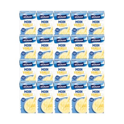 Milram Moin Typ Vanille köstliches Milch Mischgetränk 500ml 20er Pack