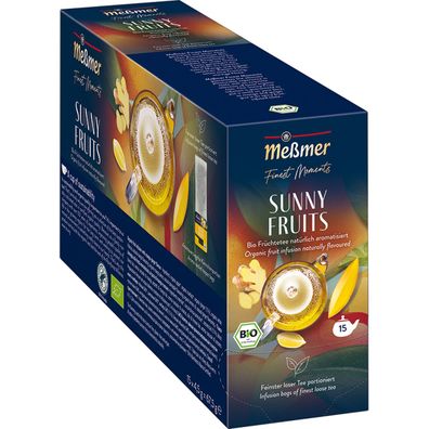 Meßmer Bio Sunny Fruits 15 Kannen Portionen