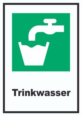 Trinkwasser Schild