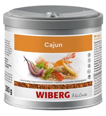 Wiberg-Cajun Kreolische Gewürzzubereitung 280g