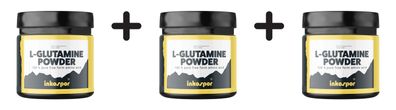 3 x Inkospor L-Glutamine (350g) Unflavoured