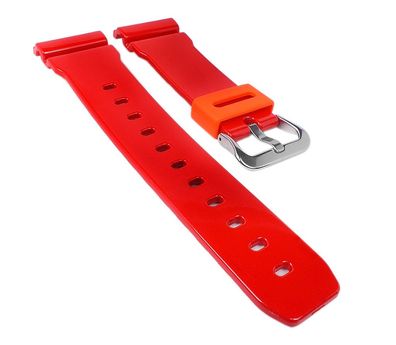 Casio G-Shock Ersatzband | Uhrenarmband aus Resin rot für DW-6900CB
