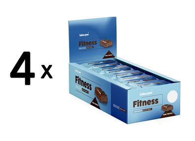 4 x Inkospor Fitness Bar (24x35g) Rum Truffle