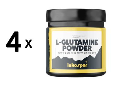 4 x Inkospor L-Glutamine (350g) Unflavoured