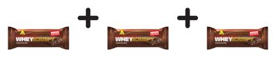 3 x Inkospor Whey and Crispy Bar (25x50g) Chocolate