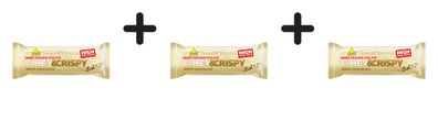 3 x Inkospor Whey and Crispy Bar (25x50g) White Chocolate