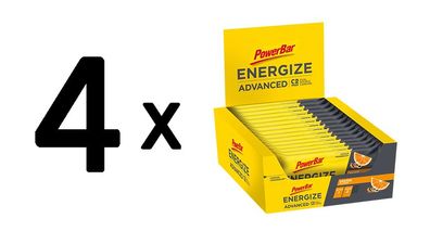 4 x Powerbar Energize Advanced Bar (15x55g) Mocca Almond