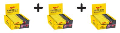 3 x Powerbar Energize Advanced Bar (15x55g) Raspberry