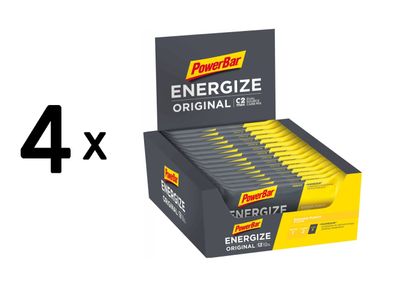 4 x Powerbar Energize Bar (15x55g) Banana Punch