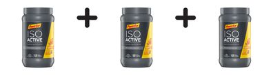 3 x Powerbar Isoactive (600g) Orange