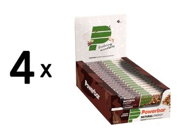 4 x Powerbar Natural Energy Cereal Bar + Magnesium (18x40g) Cacao Crunch