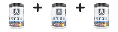 3 x RYSE Loaded Pre (30 Serv) Strawberry Squeeze