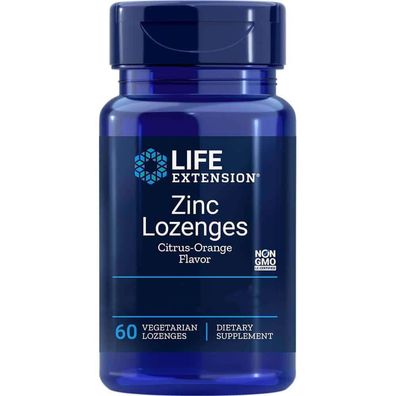 Life Extension, Zink mit natürlichen Citrus-Orange Geschmack, 60 Veg. Lutschtabletten