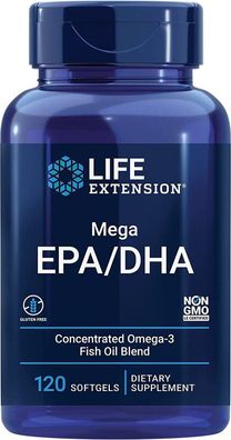 Life Extension, Mega EPA/DHA, 120 Weichkapseln