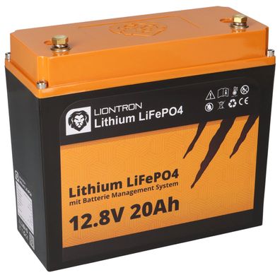 Liontron LiFePO4 Akku LX 12,8V 20Ah BMS 3000 Zyklen mit 0% MwSt nach §12 Abs. 3 UstG