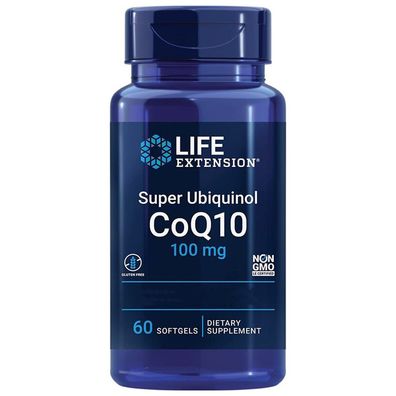 Life Extension, Super Ubiquinol CoQ10, 100mg, 60 Weichkapseln